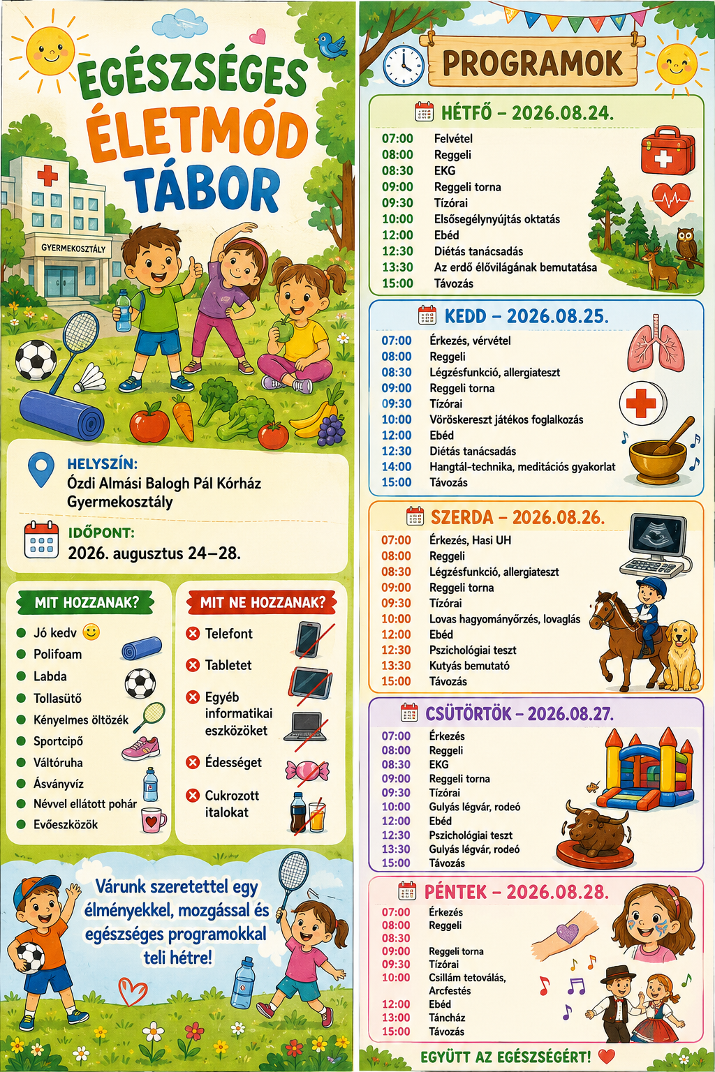 Egészséges Életmód Tábor