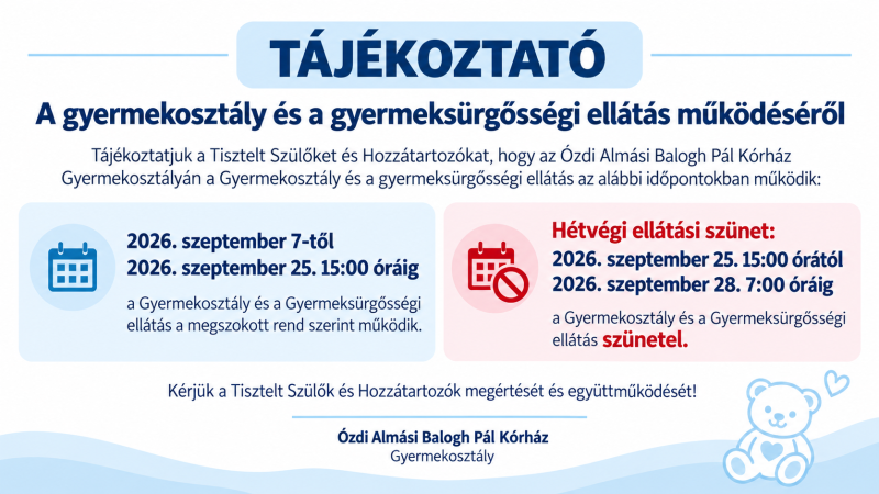 TÁJÉKOZTATÓ